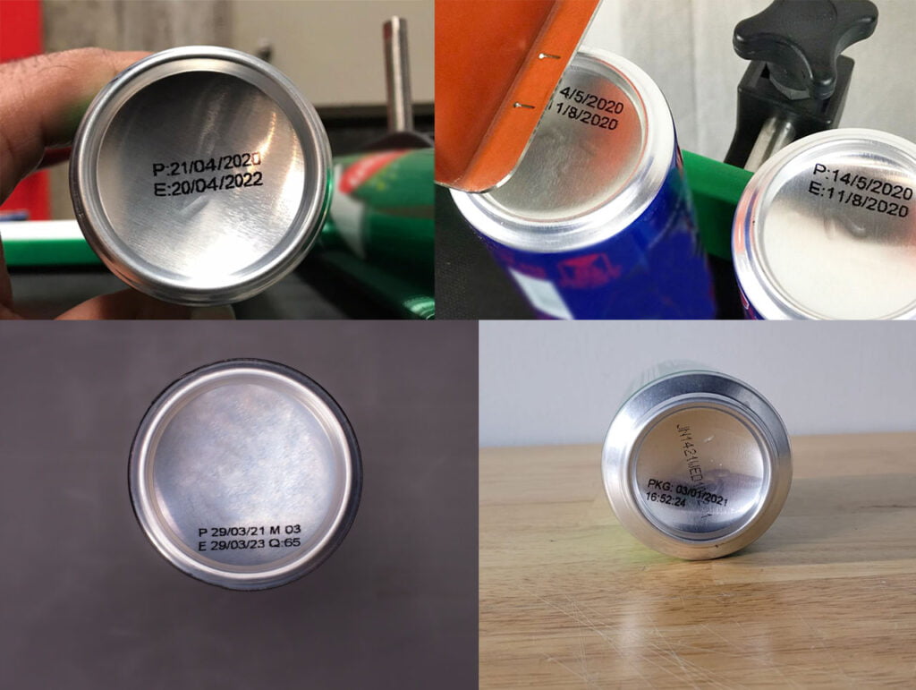 Hx Nitro TIJ print on aluminum cans