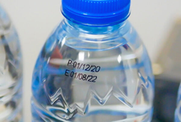 coding and marking on Plastic PET Bottle