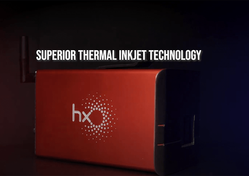 Hx Nitro thermal inkjet printer for coding and marking on food and beverage