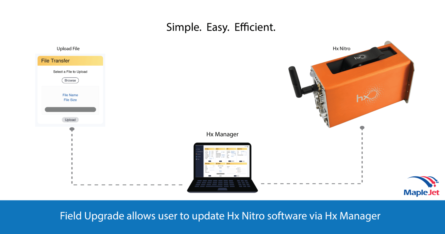 MapleJet adds new field upgrade feature in Hx Manager