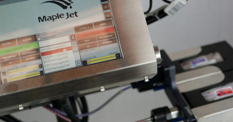 canadian coding and marking printer for food industry