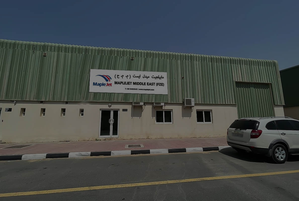 [Announcement] MapleJet subsidiary office – MapleJet Middle East (FZE), acquires new office location,  larger warehouse