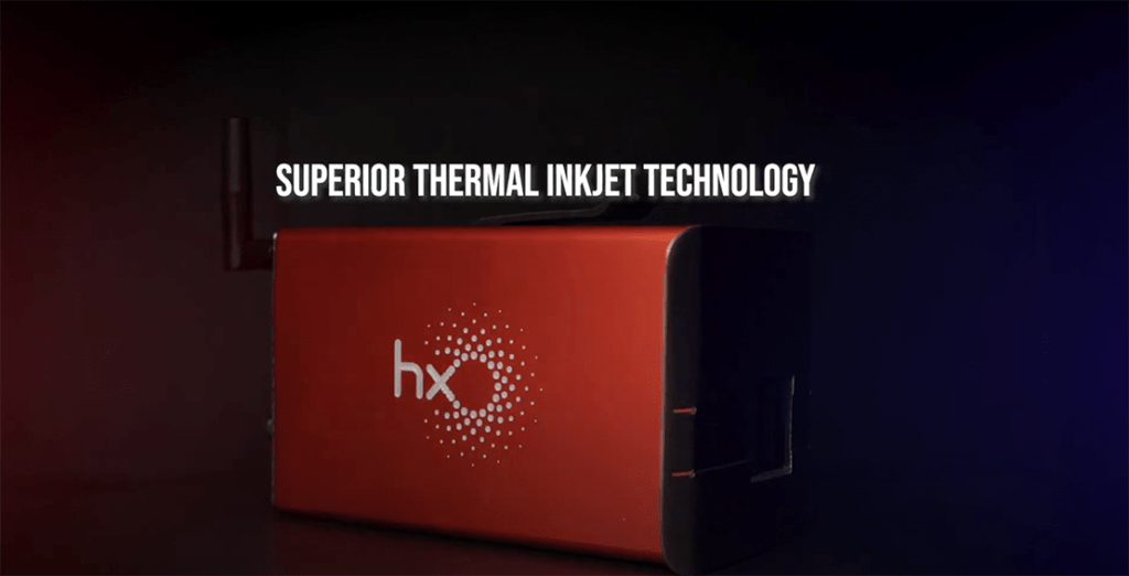 Hx Nitro thermal inkjet printer for coding and marking on food and beverage