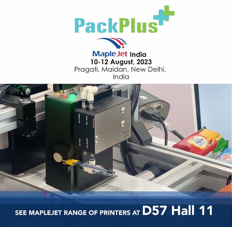 Join our MapleJet India team at Packplus India 2023
