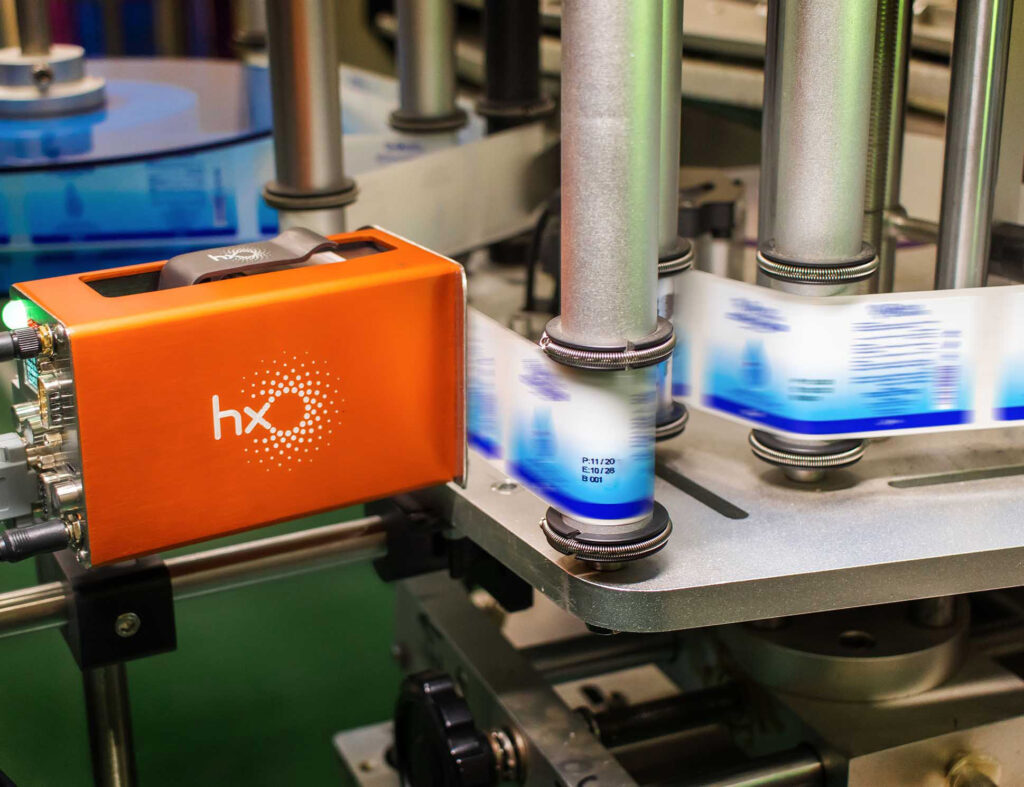 Hx Nitro TIJ Coding on Label Applicator