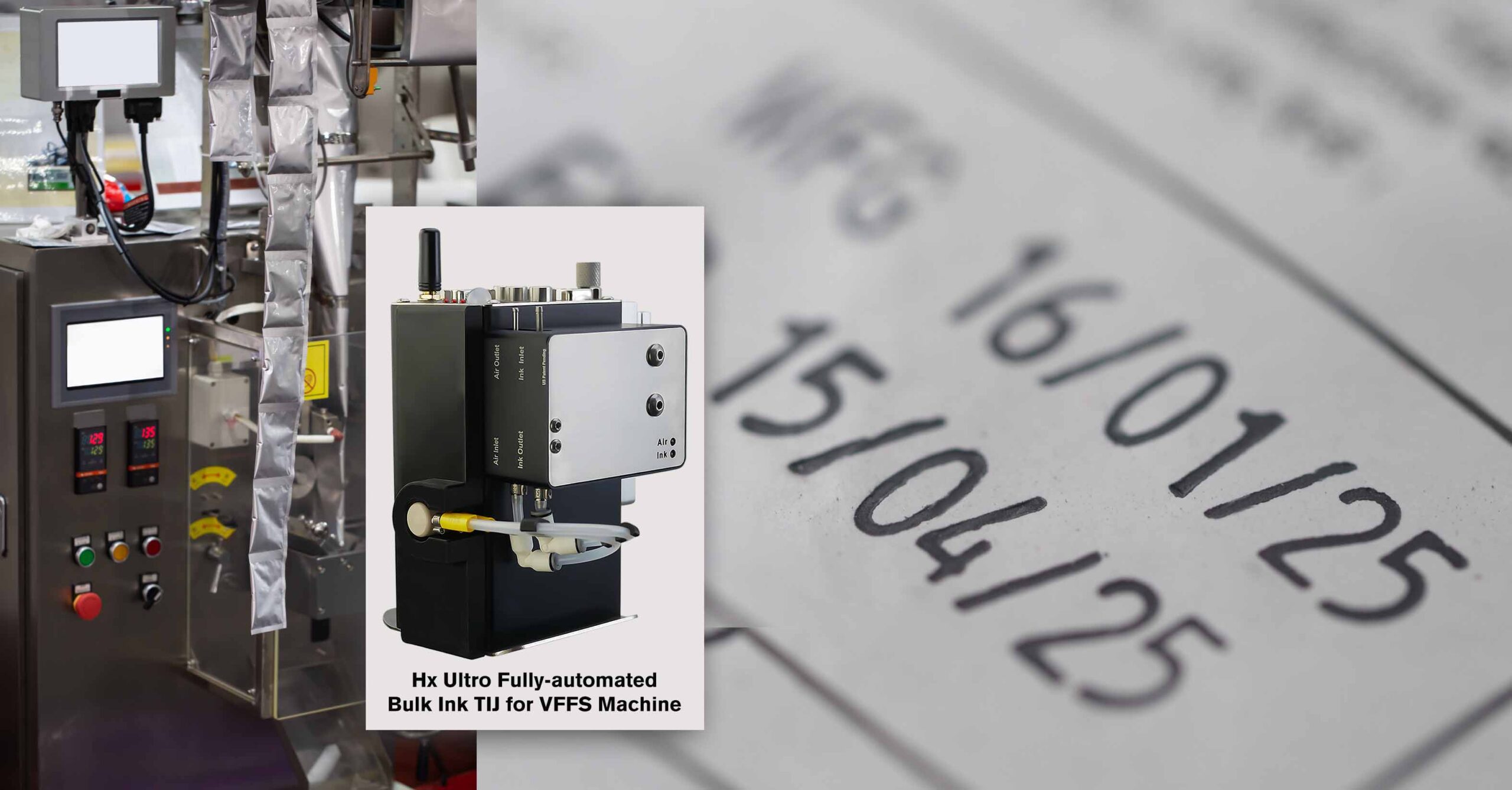Why Hx Ultro Fully-automated Bulk Ink TIJ Delivers Reliable Coding Across Every VFFS Machine Type