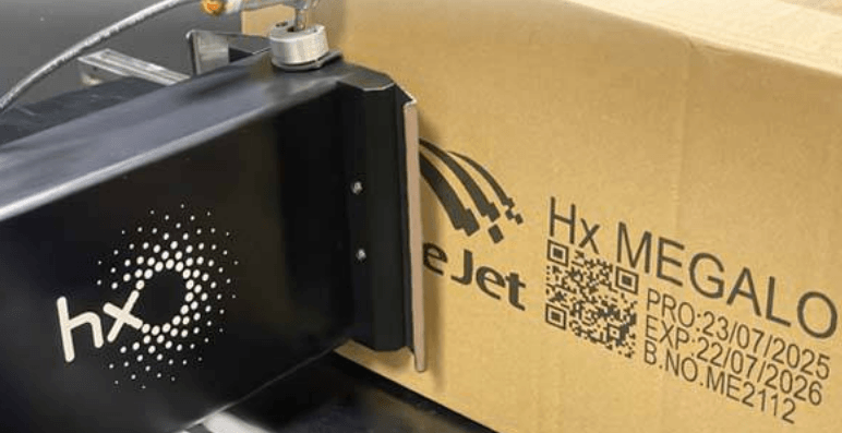 Megalo printing on carton